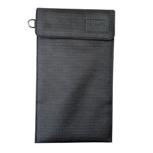 Pacsafe Silent Pocket Faraday Phone Guard Case Signal Blocking Pouch Black